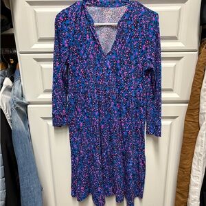 Lilly Pulitzer Floral Dress in Blue and Pink- NWOT